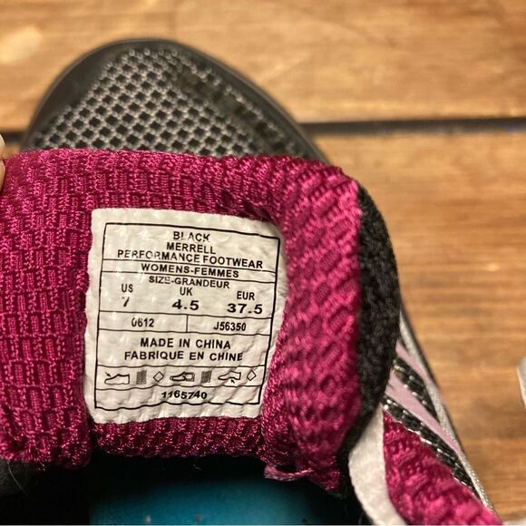 Merrell Mix Master Glide Trail Running Shoes Size 7 Black Purple - Picture 8 of 10